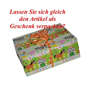 Geschenkeservice Kinderpapier Tiermotive Geschenke verpacken